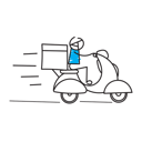 پیش‌نمایش فایل man-doing-delivery-on-scooter-9753430 از پک پیک تحویل