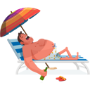 پیش‌نمایش فایل man-enjoying-at-beach-9581881 از پک تابستان و تعطیلات