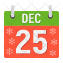 پیش‌نمایش فایل calendar-1596 از پک کریسمس و سال نو، آیکن‌های تخت