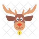پیش‌نمایش فایل christmas-deer از پک کریسمس و سال نو، آیکن‌های تخت