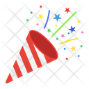 پیش‌نمایش فایل confetti-popper از پک کریسمس و سال نو، آیکن‌های تخت