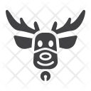 پیش‌نمایش فایل reindeer-149 از پک کریسمس و سال نو، آیکن‌های گلیف