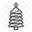 پیش‌نمایش فایل christmas-tree-49 از پک کریسمس و سال نو، آیکن‌های خطی