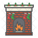 پیش‌نمایش فایل fireplace-83 از پک کریسمس و سال نو، دورخط پُر