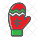 پیش‌نمایش فایل mitten-6 از پک کریسمس و سال نو، دورخط پُر