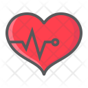 پیش‌نمایش فایل heartbeat-209 از پک تناسب اندام، آیکن‌های دورخط پُر