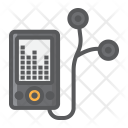پیش‌نمایش فایل music-player-134 از پک تناسب اندام، آیکن‌های دورخط پُر