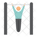 پیش‌نمایش فایل fitness-pull-up-1 از پک تناسب اندام، آیکن‌های تخت