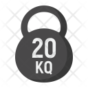 پیش‌نمایش فایل kettle-bell-5 از پک تناسب اندام، آیکن‌های تخت