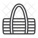 پیش‌نمایش فایل gym-bag-4 از پک تناسب اندام، آیکن‌های خطی
