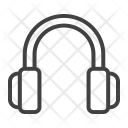 پیش‌نمایش فایل headphones-116 از پک وب و موبایل، آیکن‌های خطی
