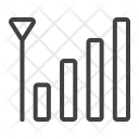 پیش‌نمایش فایل mobile-signal از پک وب و موبایل، آیکن‌های خطی
