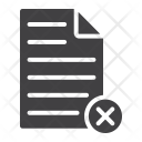 پیش‌نمایش فایل delete-document-6 از پک وب و موبایل، آیکن‌های گلیف