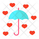 پیش‌نمایش فایل love-umbrella از پک روز ولنتاین شاد، آیکن‌های تخت