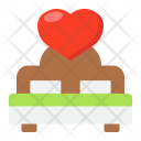 پیش‌نمایش فایل lover-bed از پک روز ولنتاین شاد، آیکن‌های تخت