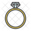 پیش‌نمایش فایل diamond-ring-29 از پک روز ولنتاین شاد، آیکن‌های دورخط پُر