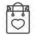 پیش‌نمایش فایل bag-with-heart-1 از پک روز ولنتاین شاد، آیکن‌های خطی