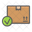 پیش‌نمایش فایل approve-parcel از پک لجستیک و تحویل، آیکن‌های دورخط پُر