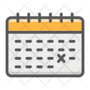 پیش‌نمایش فایل calendar-2375 از پک لجستیک و تحویل، آیکن‌های دورخط پُر