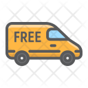 پیش‌نمایش فایل delivery-van-37 از پک لجستیک و تحویل، آیکن‌های دورخط پُر