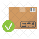 پیش‌نمایش فایل approve-parcel-1 از پک لجستیک و تحویل، آیکن‌های تخت