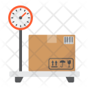 پیش‌نمایش فایل box-weight-1 از پک لجستیک و تحویل، آیکن‌های تخت