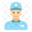 پیش‌نمایش فایل delivery-man-13 از پک لجستیک و تحویل، آیکن‌های تخت