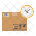 پیش‌نمایش فایل delivery-time-9 از پک لجستیک و تحویل، آیکن‌های تخت