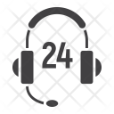 پیش‌نمایش فایل customer-support-117 از پک لجستیک و تحویل، آیکن‌های گلیف