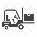 پیش‌نمایش فایل forklift-154 از پک لجستیک و تحویل، آیکن‌های گلیف