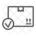 پیش‌نمایش فایل approve-box-1 از پک لجستیک و تحویل، آیکن‌های خطی