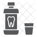 پیش‌نمایش فایل mouthwash-20 از پک دندان‌پزشکی و دندان‌پزشکی، آیکن‌های گلیف