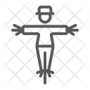 پیش‌نمایش فایل scarecrow-51 از پک مزرعه و کشاورزی، آیکن‌های خطی