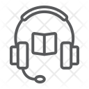 پیش‌نمایش فایل audio-guide-1 از پک آموزش الکترونیکی و آموزش آنلاین، آیکن‌های خطی
