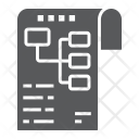 پیش‌نمایش فایل planning-120 از پک استارتاپ، آیکن‌های گلیف