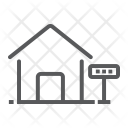 پیش‌نمایش فایل home-for-rent-20 از پک املاک و مستغلات، آیکن‌های خطی