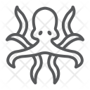 پیش‌نمایش فایل octopus-69 از پک غواصی، آیکن‌های خطی