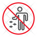 پیش‌نمایش فایل do-not-litter از پک ممنوعیت، آیکن‌های خطی