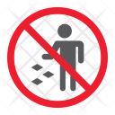 پیش‌نمایش فایل do-not-litter-1 از پک ممنوعیت، آیکن‌های گلیف