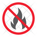 پیش‌نمایش فایل no-fire-7 از پک ممنوعیت، آیکن‌های گلیف