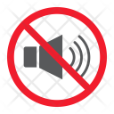 پیش‌نمایش فایل no-noise-1 از پک ممنوعیت، آیکن‌های گلیف