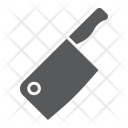 پیش‌نمایش فایل meat-cleaver از پک آشپزخانه، آیکن‌های گلیف