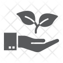 پیش‌نمایش فایل hand-holding-plant-icon از پک محیط‌زیست و انرژی سبز، آیکن‌های گلیف