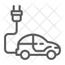 پیش‌نمایش فایل electric-car-68 از پک محیط‌زیست و انرژی سبز، آیکن‌های خطی