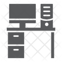 پیش‌نمایش فایل desk-593 از پک دفتر کار، آیکن‌های گلیف