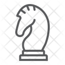پیش‌نمایش فایل horse-chess-figure از پک ورزش، سبک خطی