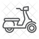 پیش‌نمایش فایل scooter-203 از پک حمل‌ونقل، سبک خطی