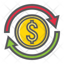 پیش‌نمایش فایل exchange-44 از پک امور مالی، آیکن‌های دورخط پُر