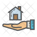 پیش‌نمایش فایل home-488 از پک امور مالی، آیکن‌های دورخط پُر