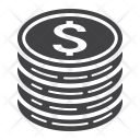 پیش‌نمایش فایل coins-96 از پک امور مالی، آیکن‌های گلیف
